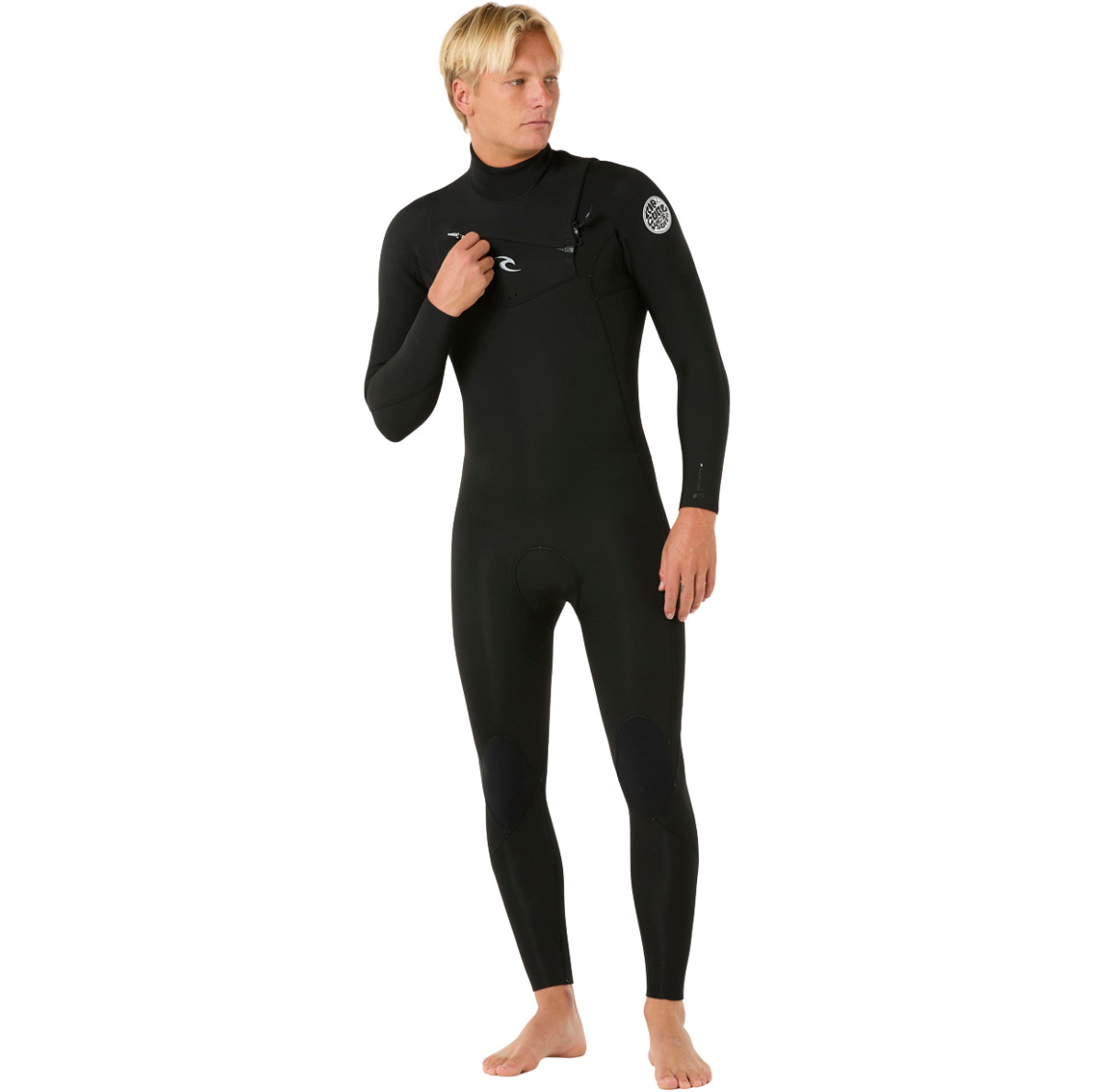 Roupa De Mergulho Rip Curl Dawn Patrol Pro 5/3mm Com Zíper Chest Zip 2026 Masculina 17WMFS - Black